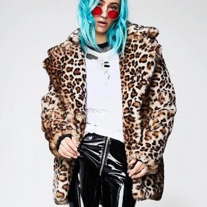 Current Mood Cheetah Coat